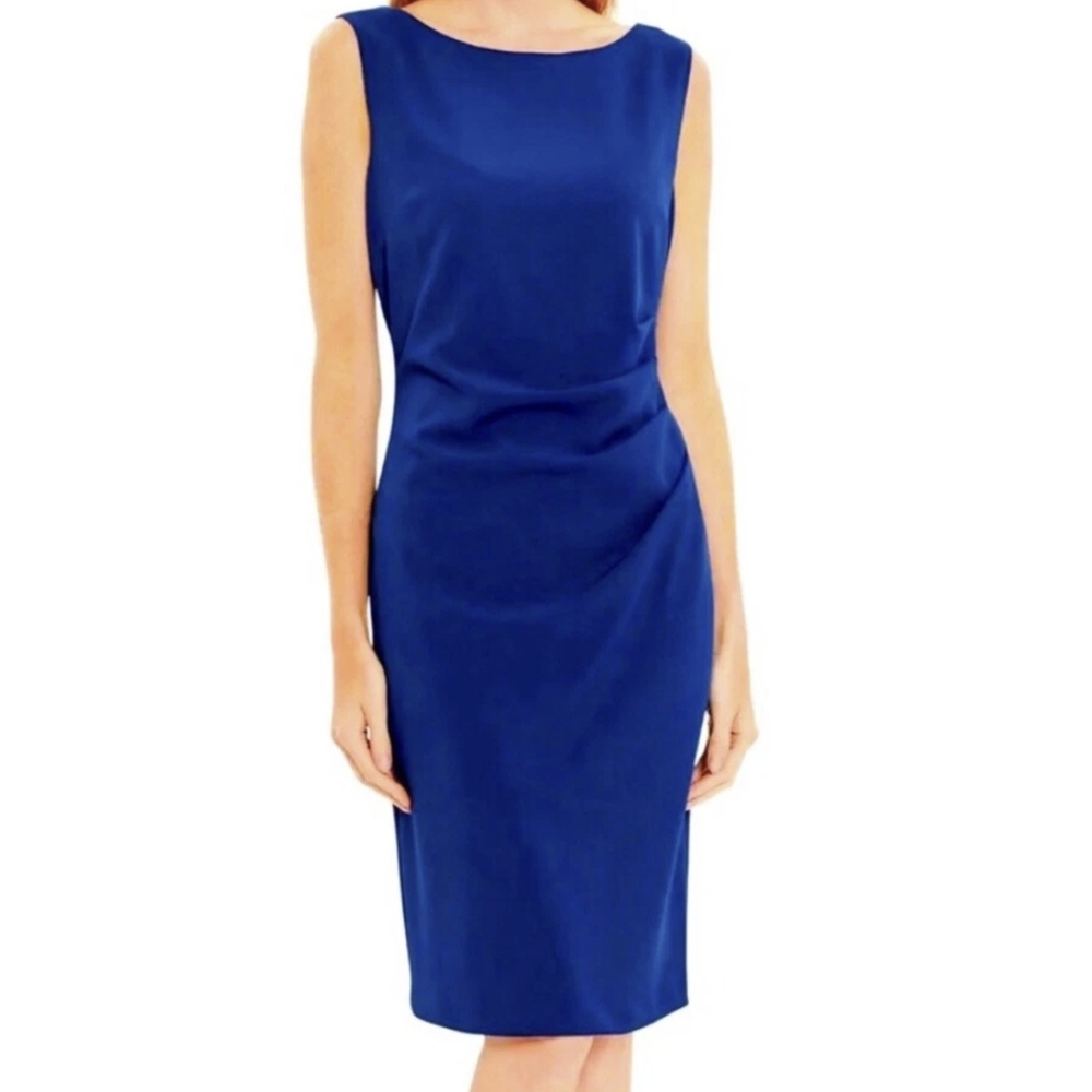 Jones New York Royal Blue Midi Dress